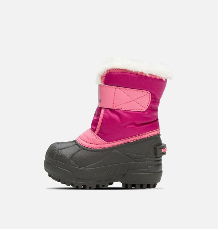 Sorel Barn Vinterkängor Rosa/Svarta - Toddler Commander™ - YSU-752601